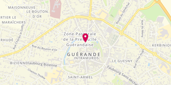 Plan de Maison d'Hôtes la Guérandière, 5 Rue Vannetaise, 44350 Guérande