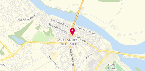 Plan de Boutique Déco & Co, 7 Rue Carnot, 49290 Chalonnes-sur-Loire