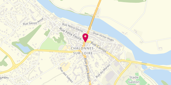 Plan de Au Fil du Lin, 9 Rue Carnot, 49290 Chalonnes-sur-Loire