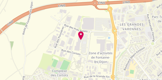 Plan de Centrakor, 5 Rue Georges Bourgoin, 21121 Fontaine-lès-Dijon