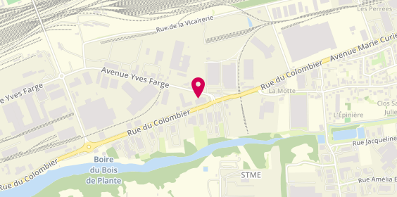 Plan de Retif Tours, Zone Industrielle des Yvaudières
avenue Yves Farges, 37700 Saint-Pierre-des-Corps