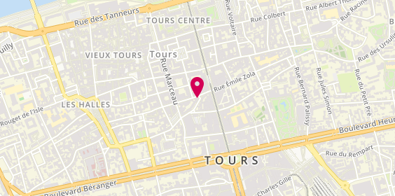 Plan de Maison Aur, 8 Rue Néricault Destouches, 37000 Tours