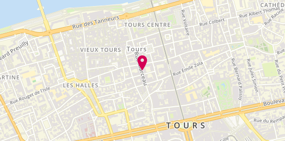 Plan de Toto Tissus Tours, 28/30 Rue Marceau, 37000 Tours