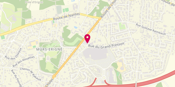 Plan de L' Atelier 3D, 34 Route de Cholet, 49610 Mûrs-Erigné
