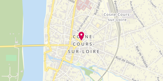 Plan de Curiosité, 9 Rue du 14 Juillet, 58200 Cosne-Cours-sur-Loire