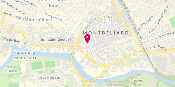 Plan de Angel des Montagnes, 10 place Denfert Rochereau, 25200 Montbéliard