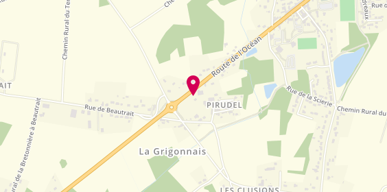 Plan de Bernard Legentilhomme, 51 Route de l'Océan, 44170 La Grigonnais