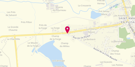 Plan de Isabelle Daucourt, 81 Route de Cosne, 58310 Saint-Amand-en-Puisaye