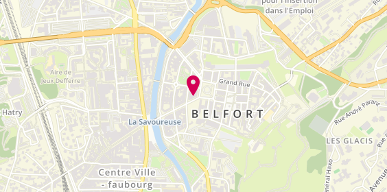 Plan de Bose Belfort, 15 Boulevard Carnot, 90000 Belfort