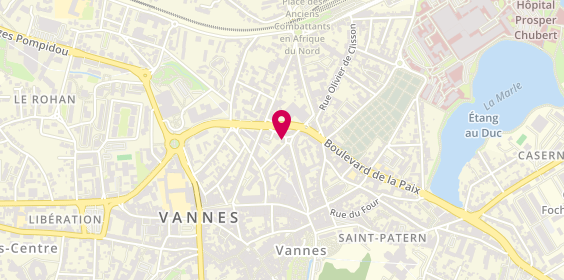 Plan de La Maison Verlinde, 1 Pl. Du Maréchal Lyautey, 56000 Vannes