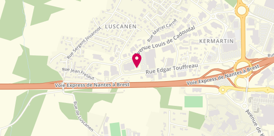 Plan de La Compagnie du Lit, Zone Aménagement de Luscanen
9 Rue Edgar Touffreau, 56880 Ploeren