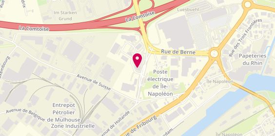 Plan de Menuiserie Lapeyre, 4 Rue d'Annecy, 68110 Illzach