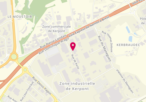 Plan de Troc.com, Zone Industrielle de Kerpont
Rue de Kerlo, 56850 Caudan