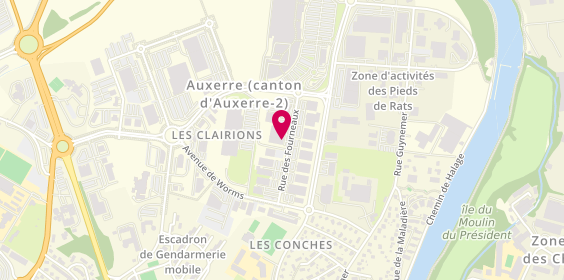 Plan de 4Murs, Zone Aménagement des Clairions
11 Rue des Fourneaux, 89000 Auxerre