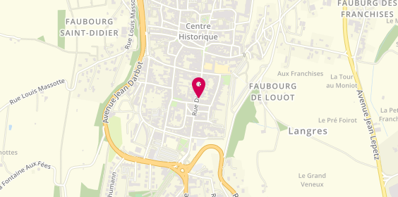 Plan de Coutellerie Legendre, 35 Rue Diderot, 52200 Langres