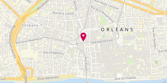 Plan de Interior's Orléans : Meubles et Canapés, 77 Rue Royale, 45000 Orléans