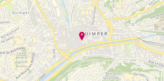 Plan de Garnier-Thiebaut - Quimper, 13 Rue Saint-François, 29000 Quimper