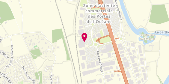 Plan de La Foir'fouille, avenue des Frères Renault, 72650 La Chapelle-Saint-Aubin