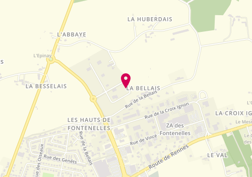 Plan de La Foir'fouille, Rue Hedy Lamarr, 35310 Mordelles
