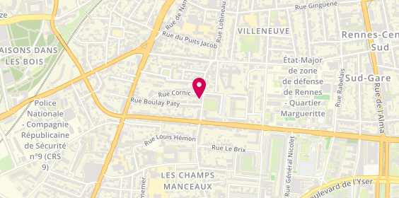 Plan de Atelier Novea, 16 Rue le Guen de Kerangal, 35200 Rennes