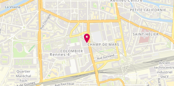 Plan de Stores de France, 20 Rue Isly, 35000 Rennes