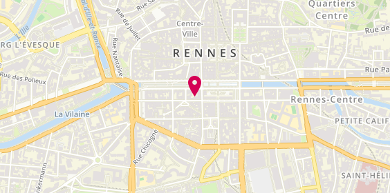 Plan de Kandella Store, 4 Rue de la Chalotais, 35000 Rennes