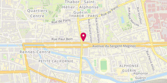 Plan de MAFFART Guy, 59 avenue Aristide Briand, 35000 Rennes