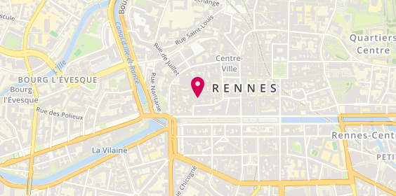 Plan de La Fine Epicerie, 17 Rue du Chapitre, 35000 Rennes