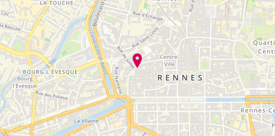 Plan de Toiles de Mayenne, 17 Rue de la Monnaie, 35000 Rennes
