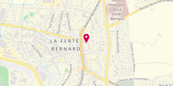 Plan de Fil & fouine, 7 Rue de Paris, 72400 La Ferté-Bernard