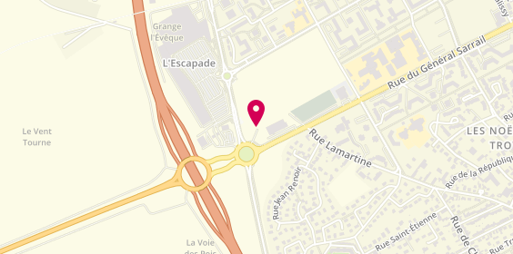 Plan de Bricorama la Chapelle Saint Luc, 9 Boulevard de l'Ouest 7 Et, 10600 La Chapelle-Saint-Luc