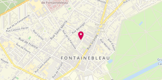 Plan de L'Etabli Bellifontain, 1 Rue des Pins, 77300 Fontainebleau