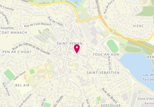 Plan de SARL Les Filles d'Avril, 4 Rue Saint-Yves, 29290 Saint-Renan