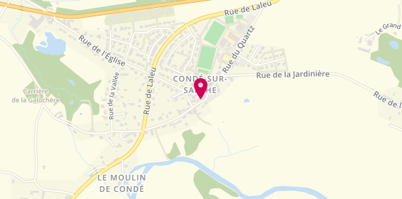 Plan de Conforama, Rue Brebiette, de la Pte de Bretagne Zone Commerciale, 61250 Condé-sur-Sarthe