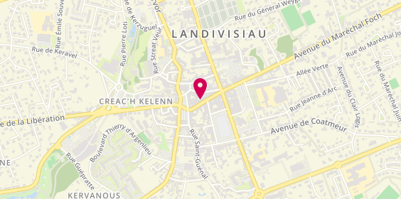 Plan de G.L Kdo, 13 Rue Louis Pasteur, 29400 Landivisiau