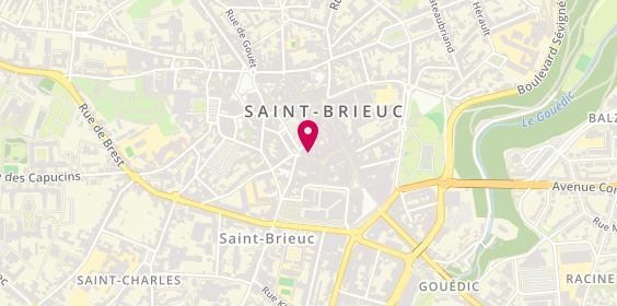 Plan de Carré Blanc, 5 Rue du Chapitre, 22000 Saint-Brieuc