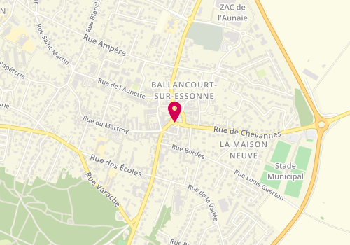 Plan de La Maison de Mélusine, 1 Rue de Chevannes, 91610 Ballancourt-sur-Essonne