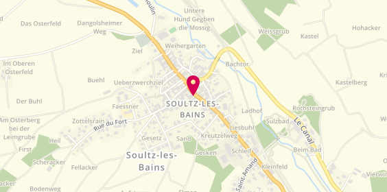 Plan de AMBIANCE FLEURIE , des créations personnalisées à SOULTZ LES BAINS, 6 Rue de Molsheim, 67120 Soultz-les-Bains