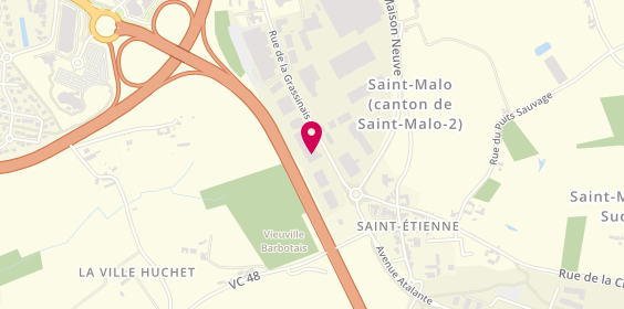 Plan de Saint Maclou, 44 Rue de la Grassinais, 35400 Saint-Malo