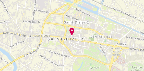 Plan de L'Atelier Blues, 6 Rue de la Victoire, 52100 Saint-Dizier