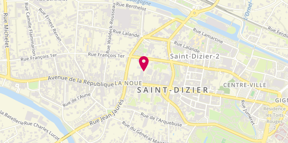 Plan de Sweet curiosity, 70 avenue de la République, 52100 Saint-Dizier