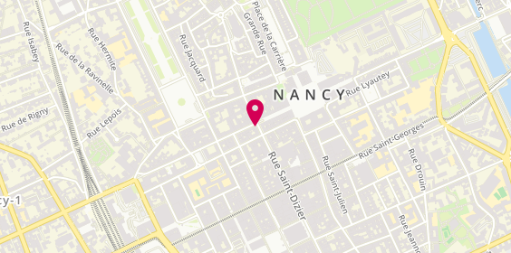 Plan de Nicole Lhotte, 27 Rue Stanislas, 54000 Nancy