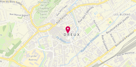 Plan de Chez Ugo & Léa, 18 Rue Saint-Pierre, 28100 Dreux