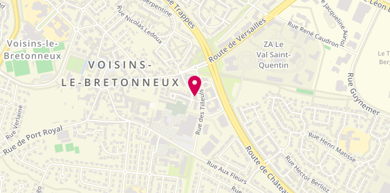 Plan de Marquise et Bergère, 10 Rue des Tilleuls, 78960 Voisins-le-Bretonneux