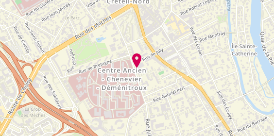 Plan de Destock Occaz, 53 Rue de Mesly, 94000 Créteil