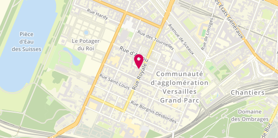 Plan de L'Atelier des Couleurs, 60 Rue Royale, 78000 Versailles