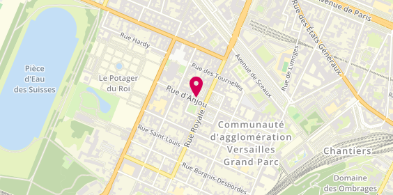 Plan de La Fabricature, 13 Rue d'Anjou, 78000 Versailles