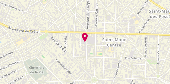 Plan de Bricorama, 12 Rue Baratte Cholet, 94100 Saint-Maur-des-Fossés