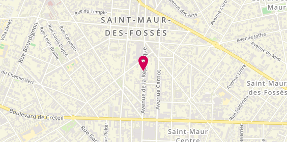 Plan de Imagine Décoration, 41 Bis avenue de la République, 94100 Saint-Maur-des-Fossés