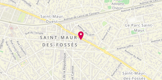 Plan de Decorasol Parquet Saint Maur des Fossés, 26 avenue Foch, 94100 Saint-Maur-des-Fossés